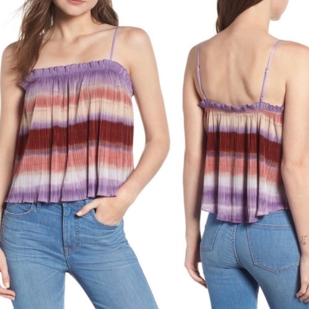 Madewell Texture & Thread Rainbow Ombre Tank